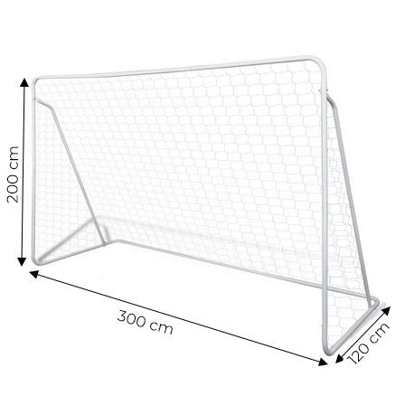 BRAMKA PIŁKARSKA Z SIATKĄ DO PIŁKI NOŻNEJ 300X200 CM MULTIGARDEN