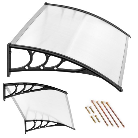 DASZEK NAD DRZWI 120X80 CM ZADASZENIE OSŁONA POLIWĘGLAN MODERNHOME