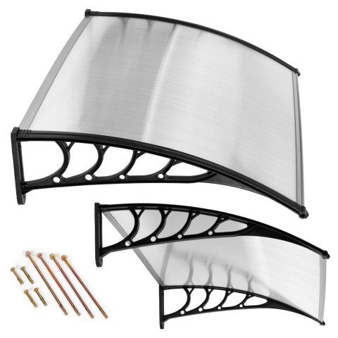 DASZEK NAD DRZWI 150X100 CM ZADASZENIE OSŁONA POLIWĘGLAN MODERNHOME