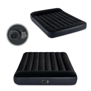 MATERAC DMUCHANY 191X137 CM DWUOSOBOWY Z POMPKĄ ŁÓŻKO WELUR INTEX 64148N