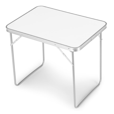 STOLIK TURYSTYCZNY STÓŁ PIKNIKOWY SKŁADANY BLAT 80X60 CM BIAŁY MULTIGARDEN