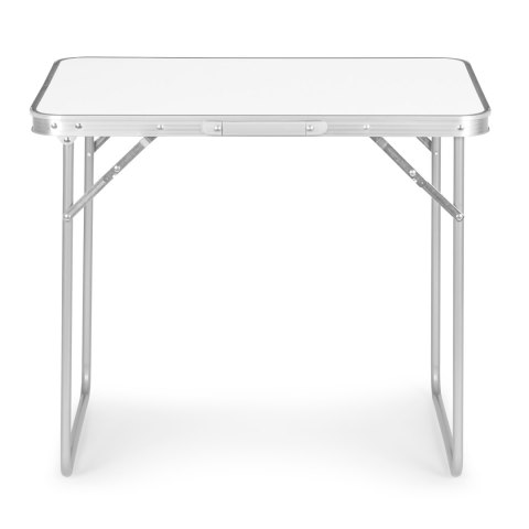 STOLIK TURYSTYCZNY STÓŁ PIKNIKOWY SKŁADANY BLAT 80X60 CM BIAŁY MULTIGARDEN