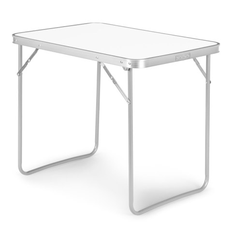 STOLIK TURYSTYCZNY STÓŁ PIKNIKOWY SKŁADANY BLAT 80X60 CM BIAŁY MULTIGARDEN