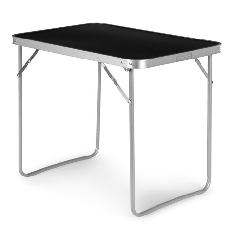 STOLIK TURYSTYCZNY STÓŁ PIKNIKOWY SKŁADANY BLAT 80X60 CM CZARNY MULTIGARDEN