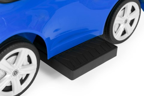 JEŹDZIK PCHACZ AUTKO MERCEDES C CLASS INTERAKTYWNA KIEROWNICA PROWADNIK NIEBIESKI