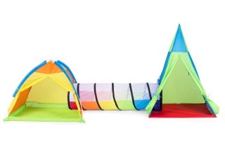 NAMIOT DLA DZIECI PLAC ZABAW 3W1 IGLO TIPI TUNEL ZESTAW IPLAY