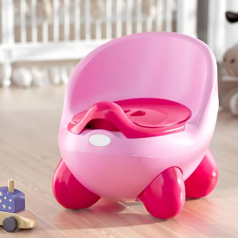 NOCNIK TOALETA SEDES DLA DZIECI WYJMOWANY WKŁAD ANTYPOŚLIZGOWE NÓŻKI RÓŻOWY ECOTOYS