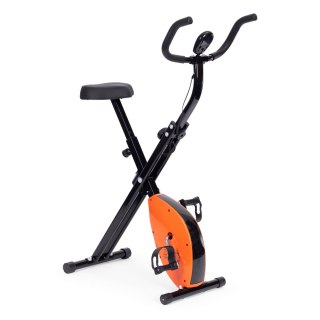 ROWEREK TRENINGOWY ROWER STACJONANRY FITNESS MECHANICZNY LICZNIK KOMPUTER PŁYNNA REGULACJA - POMARAŃCZOWY MODERNHOME