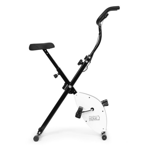 ROWEREK TRENINGOWY ROWER STACJONARNY FITNESS MECHANICZNY LICZNIK KOMPUTER PŁYNNA REGULACJA - BIAŁY MODERNHOME