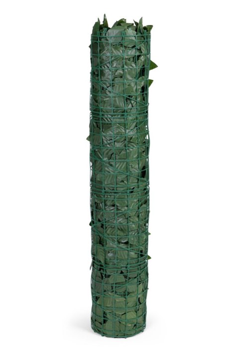 SZTUCZNY BLUSZCZ ŻYWOPŁOT 300X100 CM ZIELONA OSŁONA NA BALKON MASKUJĄCA