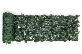 SZTUCZNY BLUSZCZ ŻYWOPŁOT 500X50 CM ZIELONA OSŁONA NA BALKON MASKUJĄCA