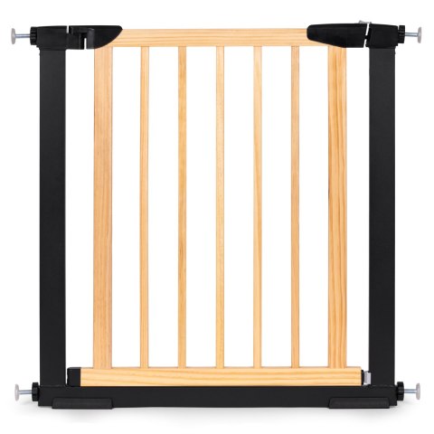 BRAMKA BARIERKA ZABEZPIECZAJĄCA 74-80 CM NA SCHODY I DRZWI METAL DREWNO