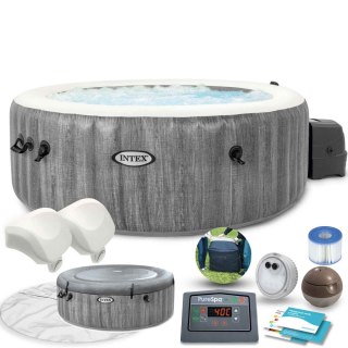 DMUCHANE JACUZZI HYDROMASAŻ 4 OS. 196X71 CM WIFI AKCESORIA PREMIUM INTEX 28440
