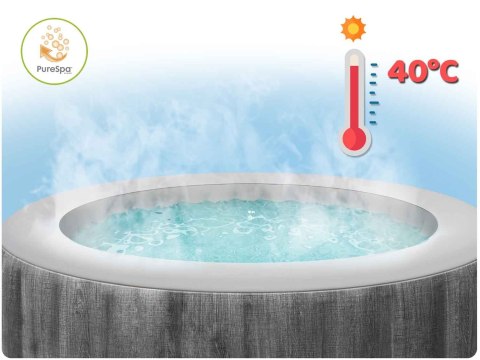 DMUCHANE JACUZZI HYDROMASAŻ 4 OS. 196X71 CM WIFI AKCESORIA PREMIUM INTEX 28440