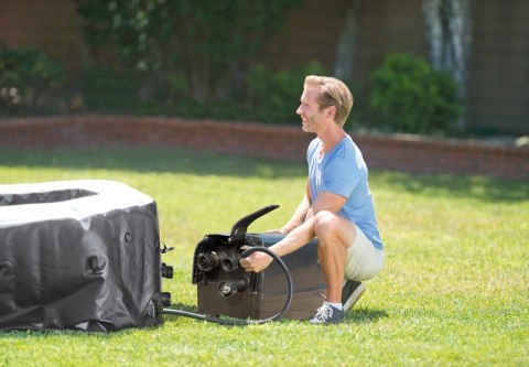 DMUCHANE JACUZZI OŚMIOKĄTNE HYDROMASAŻ 4 OS. 180X71 CM AKCESORIA PREMIUM INTEX 28458