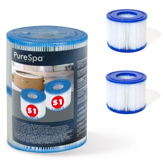 FILTRY S1 KOMPLET 2SZT ZESTAW PURE SPA INTEX 29001