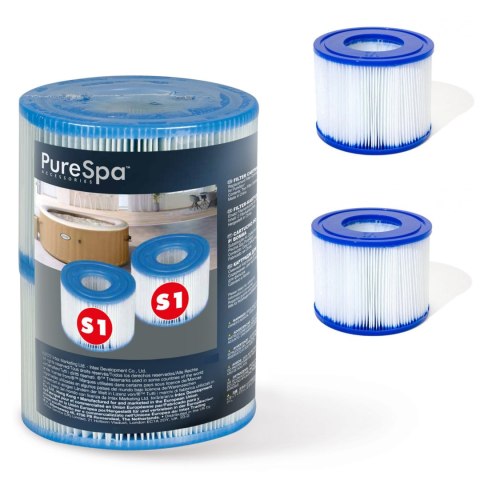 FILTRY S1 KOMPLET 2SZT ZESTAW PURE SPA INTEX 29001 FILTRY S1 KOMPLET 2SZT ZESTAW PURE SPA INTEX 29001
