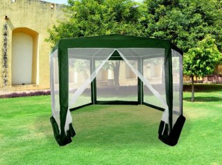 NAMIOT PAWILON OGRODOWY HANDLOWY 2X2X2 M Z MOSKITIERĄ ZIELONY MULTIGARDEN