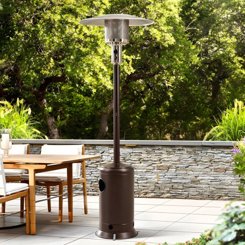 OGRZEWACZ PARASOL GAZOWY GRZEJNIK 13 KW SZKLANY NA OGRÓD PATIO REDUKTOR WĄŻ POKROWIEC MULTIGARDEN