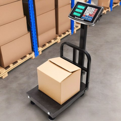 WAGA ELEKTRONICZNA 200 KG MAGAZYNOWA SKLEPOWA PLATFORMOWA TOWAROWA PRZEMYSŁOWA LCD