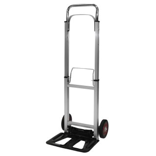 WÓZEK MAGAZYNOWY TRANSPORTOWY ALUMINIOWY SKŁADANY RĘCZNY MŁYNARKA 90 KG