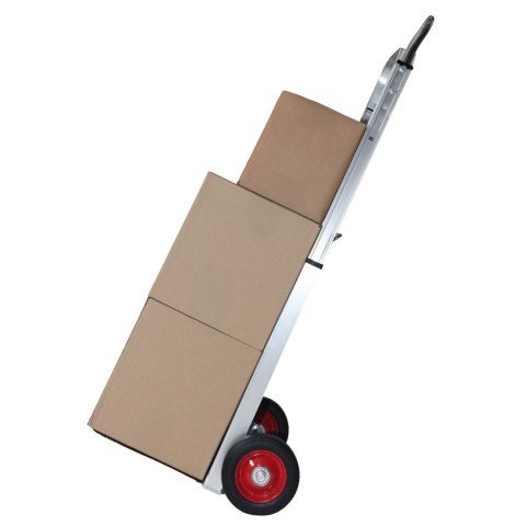 WÓZEK MAGAZYNOWY TRANSPORTOWY ALUMINIOWY SKŁADANY RĘCZNY MŁYNARKA 90 KG