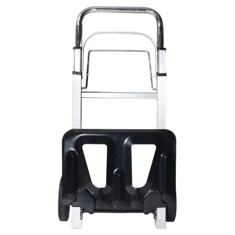 WÓZEK MAGAZYNOWY TRANSPORTOWY ALUMINIOWY SKŁADANY RĘCZNY MŁYNARKA 90 KG