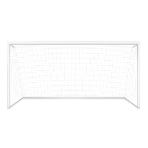 BRAMKA PIŁKARSKA TRENINGOWA Z SIATKĄ 180X120 CM CZARNO-BIAŁA MULTIGARDEN