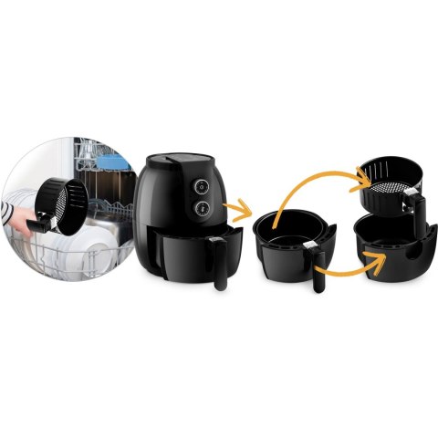FRYTKOWNICA BEZTŁUSZCZOWA AIR FRYER BD-650
