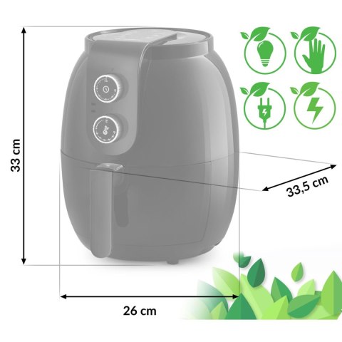 FRYTKOWNICA BEZTŁUSZCZOWA AIR FRYER BD-650