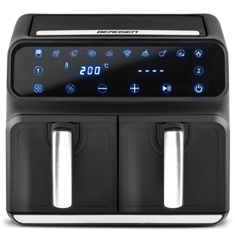 FRYTKOWNICA BEZTŁUSZCZOWA AIR FRYER BD-653 CZARNO-SREBRNA