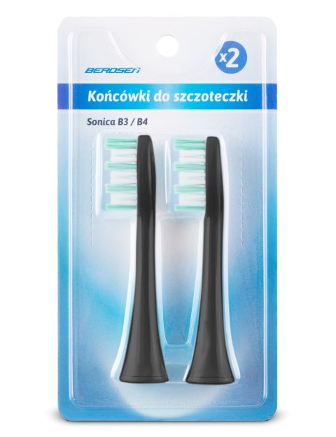 KOŃCÓWKI DO SZCZOTECZKI SONICZNEJ BERDSEN B3 2 SZT KOŃCÓWKI DO SZCZOTECZKI SONICZNEJ BERDSEN B3 2 SZT