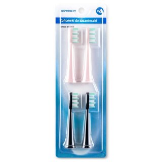 KOŃCÓWKI DO SZCZOTECZKI SONICZNEJ BERDSEN DUO 4 SZT