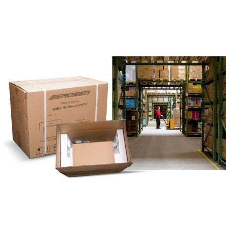 OKAP KUCHENNY 90 CM CZARNY BERDSEN BE-90E