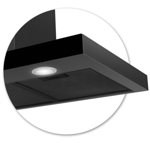 OKAP KUCHENNY 90 CM CZARNY BERDSEN BT-218