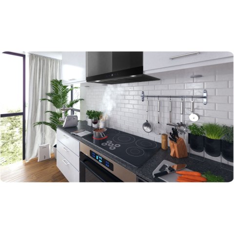 OKAP KUCHENNY 90 CM CZARNY BERDSEN BT-218