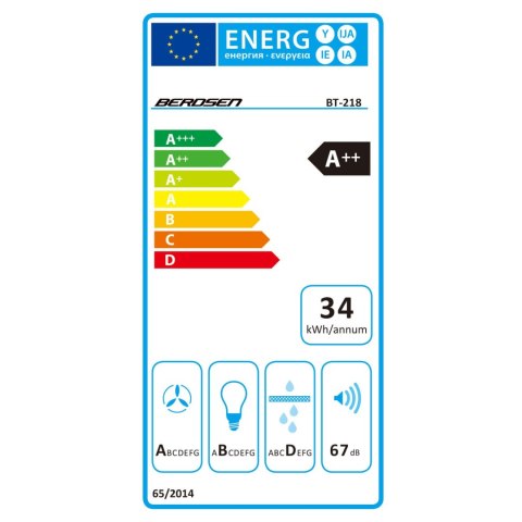 OKAP KUCHENNY 90 CM CZARNY BERDSEN BT-218