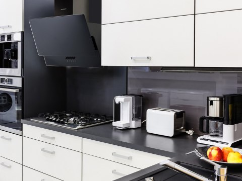 OKAP KUCHENNY KOMINOWY 60 CM BERDSEN BT-211 CZARNY