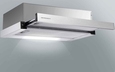 OKAP KUCHENNY TELESKOPOWY 50CM INOX BT-233