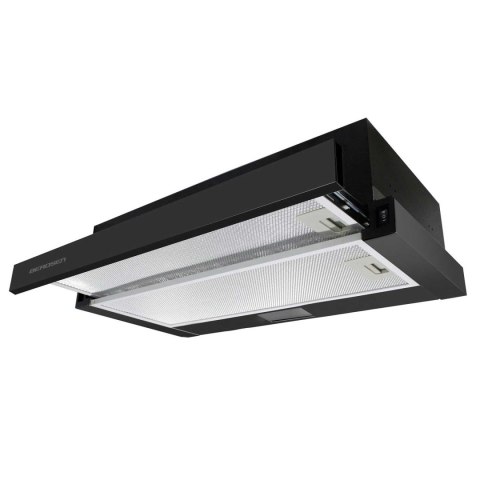 OKAP KUCHENNY TELESKOPOWY 50CM CZARNY BT-234