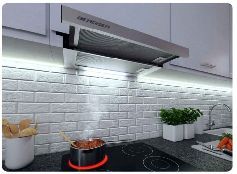 OKAP KUCHENNY TELESKOPOWY BERDSEN BT-229 INOX