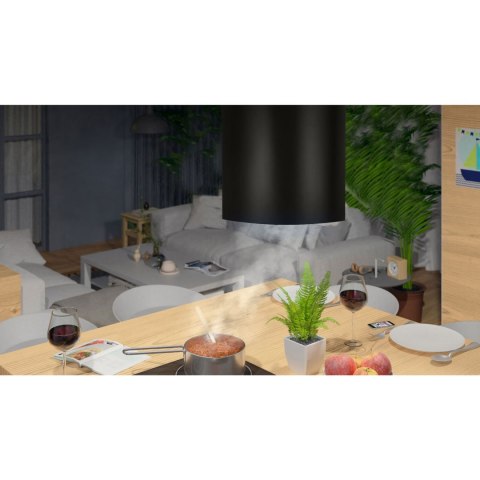 OKAP KUCHENNY WYSPOWY 35CM BERDSEN CZARNY BT-221