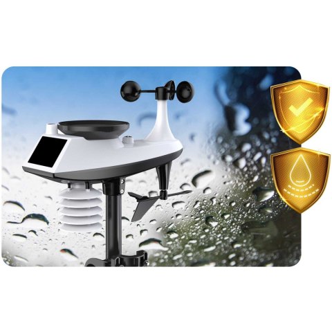 STACJA POGODOWA Z WYŚWIETLACZEM BD-905 GRAFITOWA