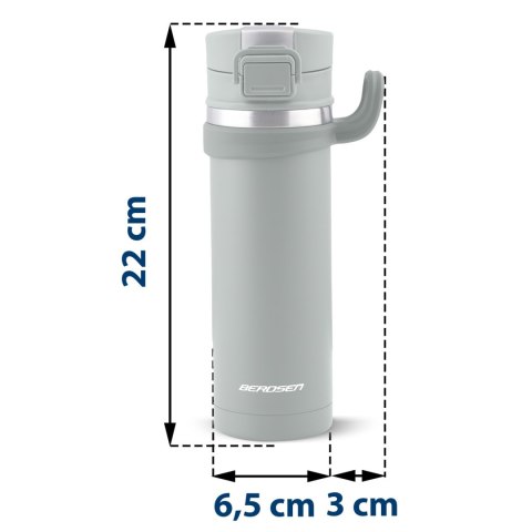 TERMOS PRÓŻNIOWY 450 ML BD-783 SZARY TERMOS PRÓŻNIOWY 450 ML BD-783 SZARY