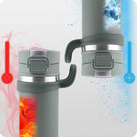 TERMOS PRÓŻNIOWY 450 ML BD-783 SZARY TERMOS PRÓŻNIOWY 450 ML BD-783 SZARY