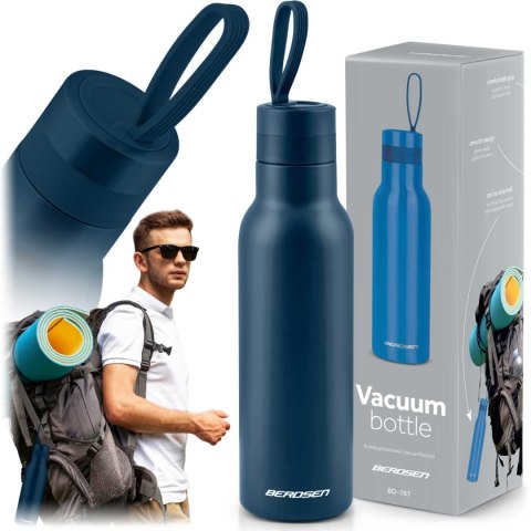 TERMOS PRÓŻNIOWY 500 ML BD-787 GRANATOWY