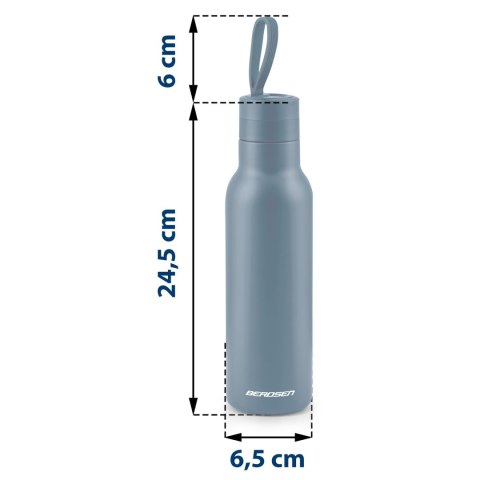 TERMOS PRÓŻNIOWY 500 ML BD-787 GRANATOWY
