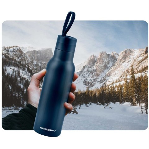 TERMOS PRÓŻNIOWY 500 ML BD-787 GRANATOWY