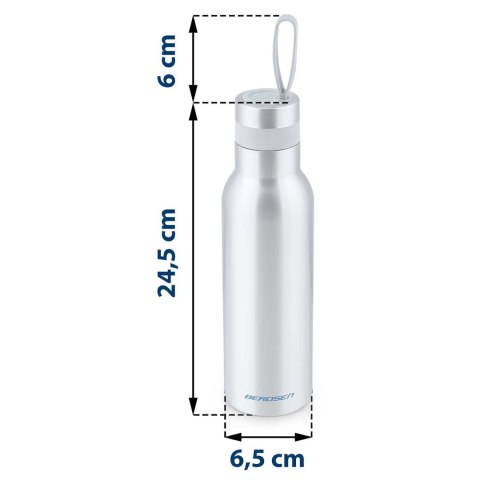 TERMOS PRÓŻNIOWY 500 ML BD-787 SREBRNY TERMOS PRÓŻNIOWY 500 ML BD-787 SREBRNY